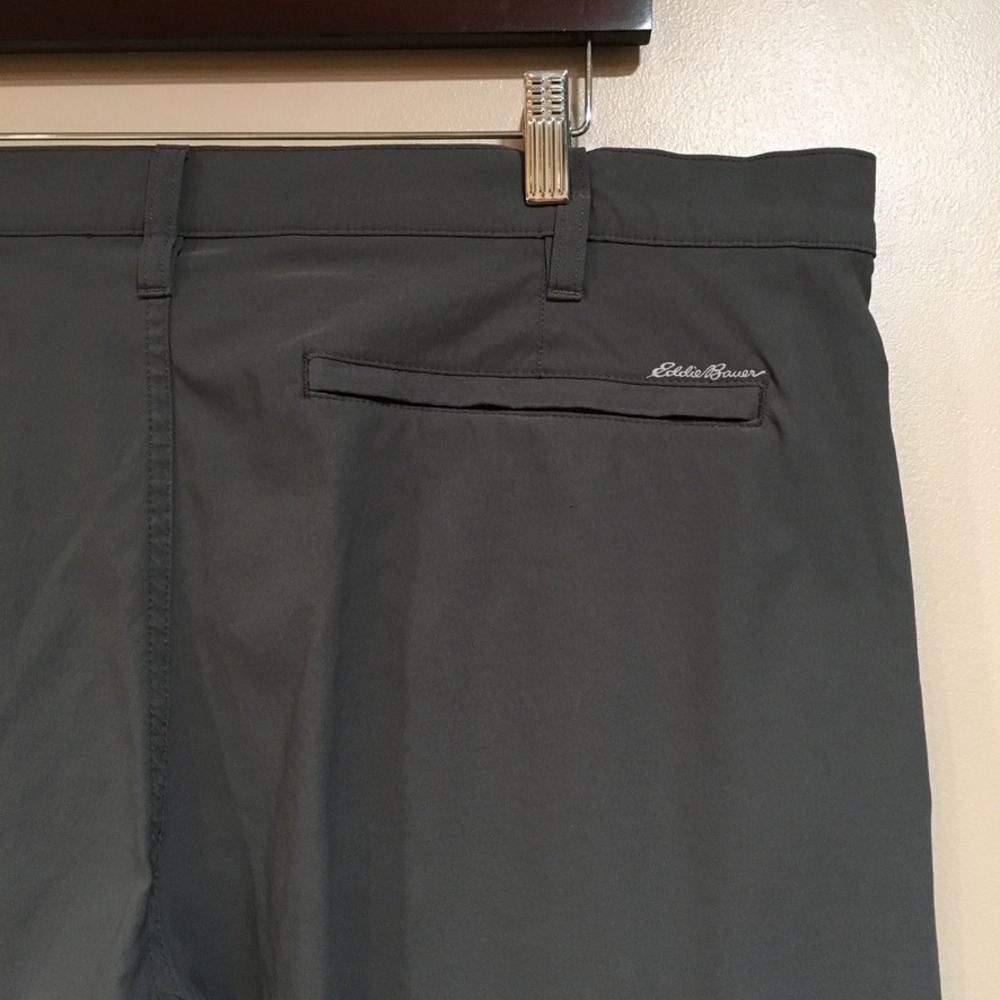 Eddie Bauer Performance Chino Pants Mens 40x30 Gray Outdoor Gorpcore Utility - Picture 7 of 12